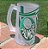 Caneca de Chopp Vidro Jateado do Palmeiras - 475ml - Imagem 1