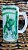 Caneca de Chopp Vidro Jateado do Palmeiras - 475ml - Imagem 2