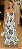 Vestido Longo Branco e Azul - Imagem 1