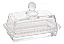 Manteigueira de Cristal com Tampa Pearl - 17cm x 10,5cm x 10cm - Wolff - Imagem 2