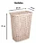 Cesto plástico de roupa 32L - Organizador Prático e Elegante - Imagem 1