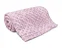 Manta Bebê Microfibra Texturizada Rosa Talco 90cm x 1,10 - ATLÂNTICA - Imagem 2