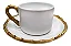 Conjunto 6 Xícaras para Café com Pires Bambu Flat - SCALLA - Imagem 1