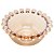 Conjunto de 4 Bowls de Cristal Pearl Âmbar 9cm X 4cm - WOLFF - Imagem 1