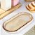 Travessa Oval de Cristal Pearl Âmbar 30cm x 15cm x 2cm - WOLFF - Imagem 2