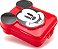 Sanduicheira Mickey Mouse 3D - Vermelha com Tampa - PLASÚTIL - Imagem 2