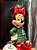 Escultura em Resina Minnie Natal - 17cm - Imagem 1