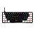 Teclado Mecanico Gamdias Aura GK2 Rainbow Switch Brown Preto e Branco AURAGK2 PT BROWN BW - Imagem 1