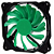 COOLER FAN 120MM VERDE DEX - Imagem 1