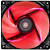 COOLER FAN AEROCOOL 12CM LIGHTNING VERMELHO - Imagem 1
