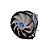 COOLER PROCESSADOR LED RGB 120MM LGA 115X 775 AM4 AM3 FM2 KNUP KP-VR305 - Imagem 3