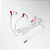 FONE DE OUVIDO COM FIO COCA-COLA EASY EARPHONE BRANCO 2104 IWILL - Imagem 4
