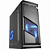GABINETE GAMER MICRO ATX SEM FONTE SOLID SNAKE CG 02R6 PRETO/LED AZUL - KMEX - Imagem 1