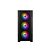GABINETE GAMER MSI MAG FORGE M100A MINI TOWER VIDRO TEMPERADO RGB USB 3.2 C/4 FANS RGB PRETO - Imagem 3