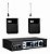 MONITOR TRANSMISSOR DUPLO C/ 2 RECEPTORES FONE RETORNO DE PALCO SEM FIO DYLAN UHF DSM-600 - Imagem 4