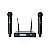 MICROFONE SEM FIO SANTO ANGELO SAS 1031 2 BASTÕES DE MÃO UHF - Imagem 1