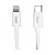 CABO DUO CANDY TIPO C LIGHTNING  BRANCO OEX CE-211 - Imagem 1