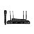 MICROFONE SEM FIO KADOSH K622M 2 BASTÕES DE MÃO UHF - Imagem 1