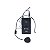 MICROFONE SEM FIO KADOSH K491H 1 HEADSET UHF - Imagem 2