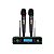 MICROFONE SEM FIO KADOSH K422M-REC 2 BASTÕES DE MÃO UHF RECARREGAVEL - Imagem 1