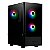 GABINETE GAMER GAMDIAS TALOS E3 CG ATX COM 3 FANS ARGB PRETO - Imagem 1