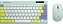 KIT TECLADO + MOUSE SEM FIO K-W71GN VERDE TKL C3TECH - Imagem 5