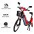 BICICLETA ELETRICA HAWK HW03 VERMELHA 500W - BATERIA 48V 112A  45 KM AUTONOMIA - Imagem 6