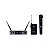 MICROFONE SEM FIO DYLAN UDX-05 MULTI 1 BASTÃO DE MÃO 1 HEADSET 1 LAPELA UHF - Imagem 1