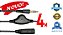 CABO EXTENSOR P2 COM CONTROLE VOLUME 4M - Imagem 1
