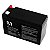 BATERIA SELADA POWERTEK 12V 4A ALARME MULTILASER EN011A - Imagem 2