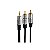 CABO P2 X RCA ESTEREO 5M REFORÇADO CHIP SCE 018-0705 - Imagem 2