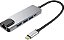 HUB USB TIPO C 3.0 5 EM 1 TIPO-C HDMI RJ-45 3 USB - Imagem 1