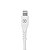 CABO 1.2 METROS LIGHTNING PARA USB  HARD CABLE BRANCO - IWILL 2074 - Imagem 2