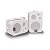 PAR DE CAIXA DE SOM AMBIENTE LL AUDIO 60W BRANCA 3 VIAS COM SUPORTE DE FIXAÇÃO SP400 DONNER - Imagem 2