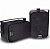 PAR DE CAIXA DE SOM AMBIENTE LL AUDIO 60W PRETO 3 VIAS COM SUPORTE DE FIXAÇÃO SP400 DONNER - Imagem 1