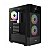 GABINETE GAMER GAMDIAS AURA GC5 COM DISPLAY DIGITAL ATX COM 3 FANS ARGB PRETO - Imagem 1