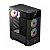 GABINETE GAMER GAMDIAS AURA GC5 COM DISPLAY DIGITAL ATX COM 3 FANS ARGB PRETO - Imagem 2