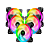 KIT FAN C/ 5 TDAGGER 120-X25MM TGF515 RGB - Imagem 1