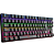 TECLADO MECÂNICO GAMER T-DAGGER BORA RAINBOW SWITCH BROWN PRETO T-TGK313-BR - Imagem 2