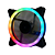 KIT FAN C/ 3 REDRAGON GC-F011 RGB 120MM C/ CONTROLADORA - Imagem 4