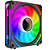 KIT FAN C/ 3 REDRAGON GC-F012 INFINITY MIRROR ARGB 120MM PRETO - Imagem 4