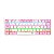 TECLADO MECANICO RGB REDRAGON LAKSHMI  BRANCO E ROSA K606WP-R   ABNT2 SWITCH AZUL - Imagem 1