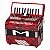 ACORDEON MICHAEL 48 BAIXOS ACM4803N PRD VERMELHO PEROLADO - Imagem 1