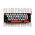 TECLADO GAMER MECANICO PCYES KUROMORI PRETO VULCAN PTKM60RD SWITCH VERMELHA 199409 - Imagem 3