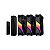 KIT COM 3 COOLER PCYES SANGUE FRIO 3 ARGB PRETO VULCAN 120MM K3ARGBSF3BR - Imagem 3