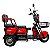 BICICLETA TRICICLO ELETRICO WEHAWK 800W - BATERIA 48V 20AH 40KM AUTONOMIA - Imagem 8