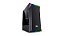 GABINETE GAMER VINIK BOREALIS PRETO LED RGB - Imagem 1