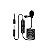 MICROFONE DE LAPELA COM FIO TOMATE MT-3301 P2 PARA CELULAR E CÂMERA - Imagem 2