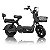 SCOOTER ELÉTRICA PANDA J-10 800W 45KM AUTONOMIA 150KGS TEMBIKE - Imagem 10