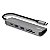 HUB USB TIPO C 3.0 DOCK STATION 6 EM 1 HDMI LEITOR CARTAO COMTAC 9413 - Imagem 2